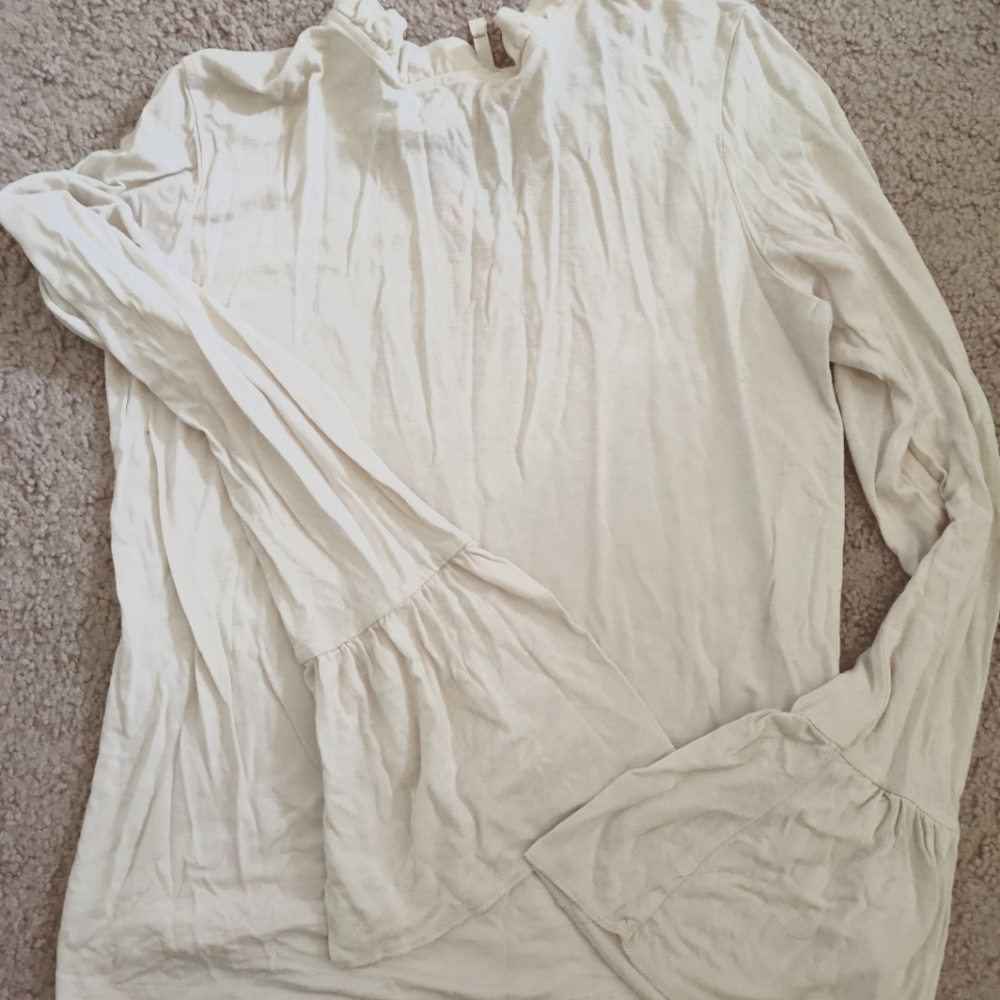 Topshop white blouse